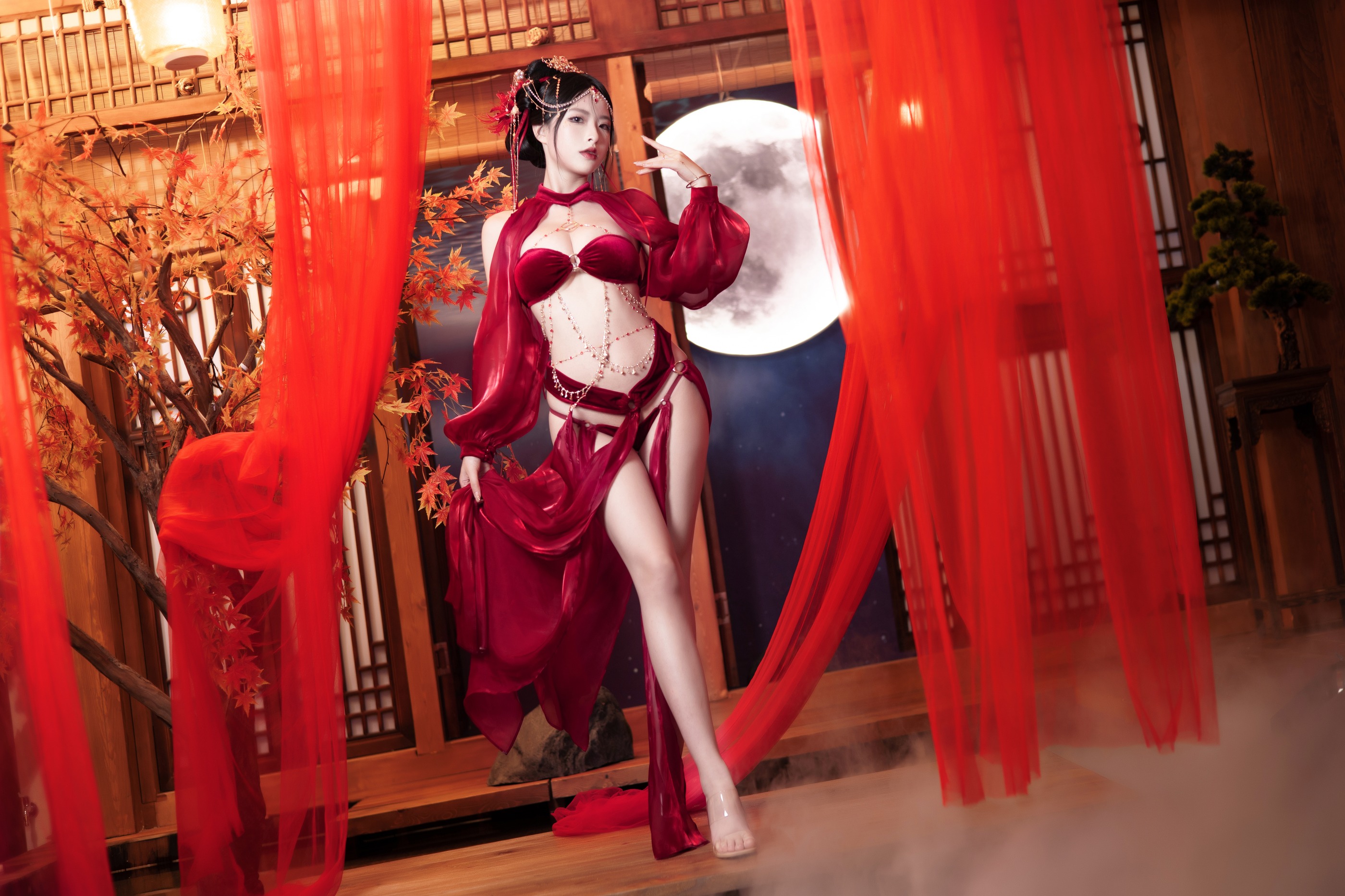 图片[1]-清水由乃 – NO.055 月下舞姬[59P]-XikXak